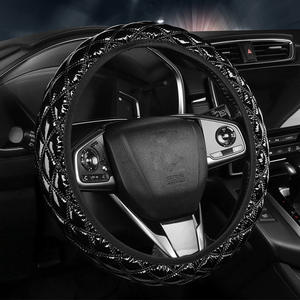 Moda caliente colorido cuero Auto accesorios 2025 Nueva cubierta del volante del coche cubierta del volante de cuero - Product Image 3