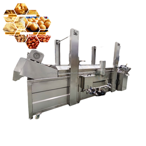 Friteuse automatique électrique 304 en acier inoxydable pour frites de banane plantain Friteuse continue de falafels - Product Image 1