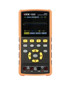 Oscilloscope multimètre générateur de signaux portable VICTOR 152S 3 en 1, 50 MHz double canal, écran couleur 3,2 pouces, stockage de formes d'onde - Product Image 1