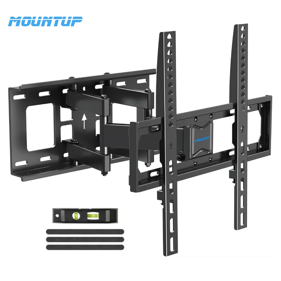 MOUNTUP braket dudukan TV Level miring ekstensi putar untuk sebagian besar TV 26-65 inci