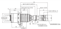 Moteur de fraisage à entraînement direct BT30 avec refroidissement par huile, 24000/20000 tr/min, diamètre 100 mm, roulement de broche à changement d'outil mécanique
