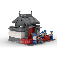 Modelo de Bloques de Construcción de Villa Personalizada, Arquitectura Personalizada para Exhibición, OEM ODM, Bloques de Construcción Personalizados, Modelo de Ladrillos en Miniatura de Villa