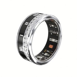 V2 Diamond Lightweight 2.9g <b>Titanium</b> Alloy Smart <b>Ring</b> IP68 Waterproof Fitness Tracker IOS App Control Heart Rate HRV Sleep 5-10 - Product Image 3