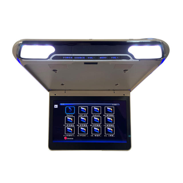 Wholesale 11.6-Inch Thin Design Flip-Down Monitor with RGB Function USB Connection MP5 SD FM Overhead Roof Mount for SUV