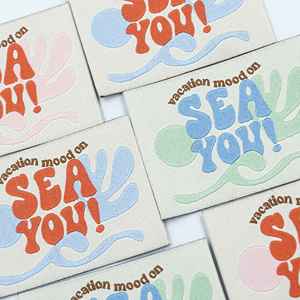 Tùy Chỉnh Dệt Nhãn Quần Áo Chính Nhãn Quần Áo HEM Thẻ T Áo Sơ Mi Dệt Nhãn - Product Image 4