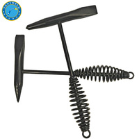 Welding Tool 300g/500g/550g Spring Handle Welding Chipping Hammer for Slag Removal & Metalwork Tool