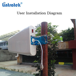 <span class=keywords><strong>Antena</strong></span> Exterior <span class=keywords><strong>Lintratek</strong></span> de 10dBi para Señales 2G 3G 4G de 800-2700MHz, Amplificador de Señal Compatible con Redes GSM, <span class=keywords><strong>Antena</strong></span> Log Periódica - Product Image 1