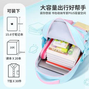 Low Custom Middle School Girl <b>Bags</b> Kids Backpack Oxford Students 2-piece Set Schoolbag Children in Grades 6-9 Backpack Lunch <b>Bag</b> - Product Image 5