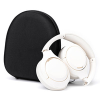 Étui pour casque audio EVA grande capacité, résistant aux chocs, étanche, coque rigide, sac de rangement pour câble de casque, chargeur, pochette