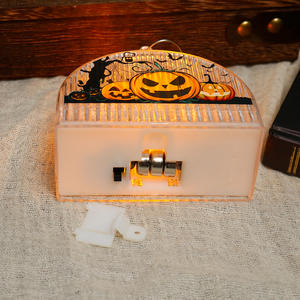 <span class=keywords><strong>Lampe</strong></span> de table fantôme à main squelette créative Halloween accessoires décoratifs en plastique pour la décoration de la maison festive - Product Image 5