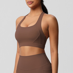 Gilet da Yoga aderente da donna Cloud Sense biancheria intima sportiva traspirante senza cuciture reggiseno antiurto ad alta resistenza Pilates che corre all'aperto - Product Image 6