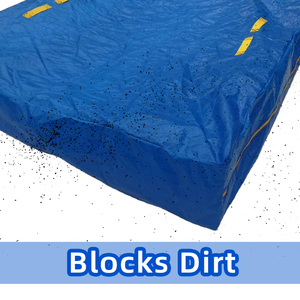 Sac de matelas Million pour se déplacer avec poignées Housse de matelas en bâche PE imperméable robuste pour le stockage en gros - Product Image 3