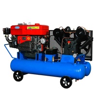 Compresseurs d'air actionnés refroidis à l'eau de moteur diesel de 16 HP pour gonfler des pneus de camion