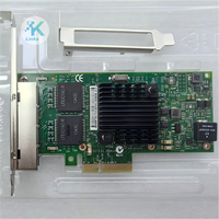 Adaptateur de serveur Ethernet Intel I350-T4V2 avec ports RJ45 I350T4V2BLK, carte réseau 1GbE à quatre ports PCIe 2.1x4, contactez-nous pour obtenir le meilleur prix