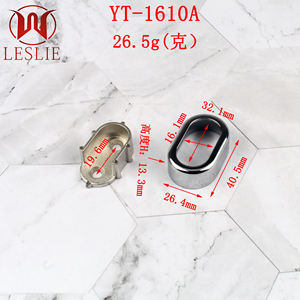 Supporto per Tubo Ovale da 16mm per Guardaroba, Porta Tubi Cromato per Accessori Armadio - Product Image 2