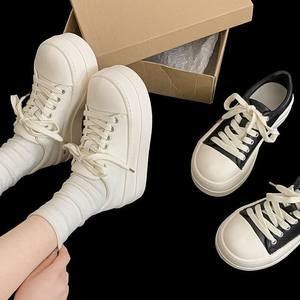 Zapatillas Deportivas Casuales Ligeras Blancas Retro de Plataforma con Aumento de Altura para Mujer, Modelo 2026, Combinables con Todo - Product Image 4