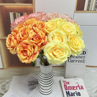Fleurs artificielles en corail rose en gros, pour la décoration intérieure