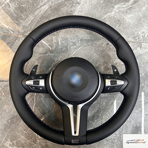 Volante Deportivo de Cuero para <span class=keywords><strong>BMW</strong></span> 320 525 F10 F30 E90 F70 E71 F31 F32 X5 X6 F01 F07 F20 F11 F22 Serie 7 Serie 4 Serie 5 - Product Image 4