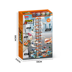 Set di 166 Pezzi Giocattoli per Bambini, Pista da Corsa con Garage e Catapulta, Parcheggio a 10 Livelli per Bambini - Product Image 3