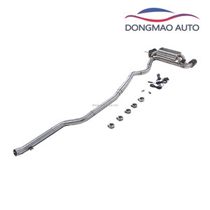 Système d'échappement de modification automobile à double valve et silencieux central, compatible avec BMW 125i F20 B48 2.0T <span class=keywords><strong>2018</strong></span> DM - Product Image 3