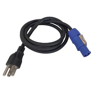 Outdoor Indoor Use NEMA5-15P To NAC3FCA PowerCON Power Cord For Mobile Stage Lighting System - Product Image 1