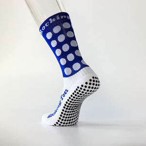 Custom Knitted Crew Grip Eco-Friendly Soccer Football Sport <b>Socks</b> for Adults Youth Solid Design Autumn ODM Bottom - Product Image 1