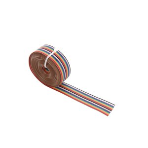 Cable plano tipo arcoíris Eowpower de 20 pines, 5 metros (1,52 m) de longitud, calibre 28, conductor de cobre, aislamiento de PVC - Product Image 3