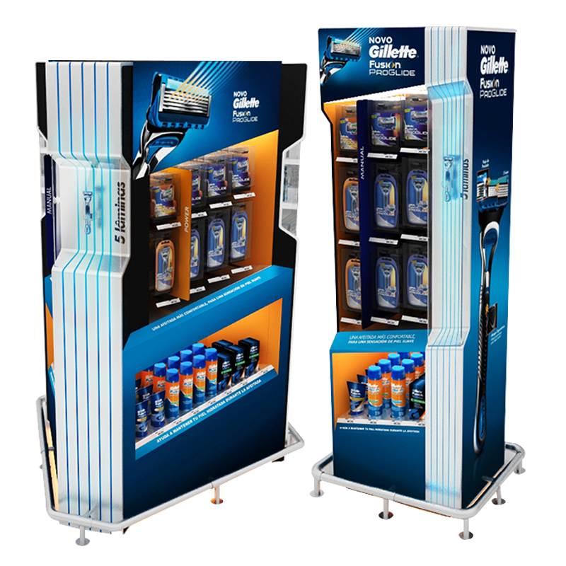 Apache Supermarket Customized Personal Care Display Stand Razor Display Rack — view 4