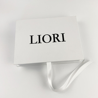 Lism — papier kraft personnalisé a4, revêtement rigide en carton blanc, boîte fine et magnétique avec couvercle, vente en gros
