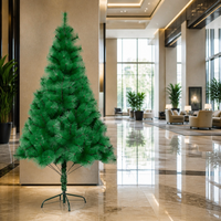 BinChi Hochwertige Maßgefertigte Verschlüsselte PET Neon Wetterfeste Große Dekorative Weihnachtsbaum-Ornamente für Innen Ohne Beleuchtung