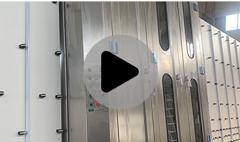 Automatic Vertical Low-E Glass Washing And Drying Machine 10m/Min