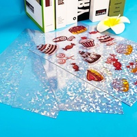 Vente en gros d'étiquettes en papier jet d'encre vide Make Oem Bon marché Ruban argenté Fabricant d'autocollants hologrammes Autocollants holographiques personnalisés en vinyle