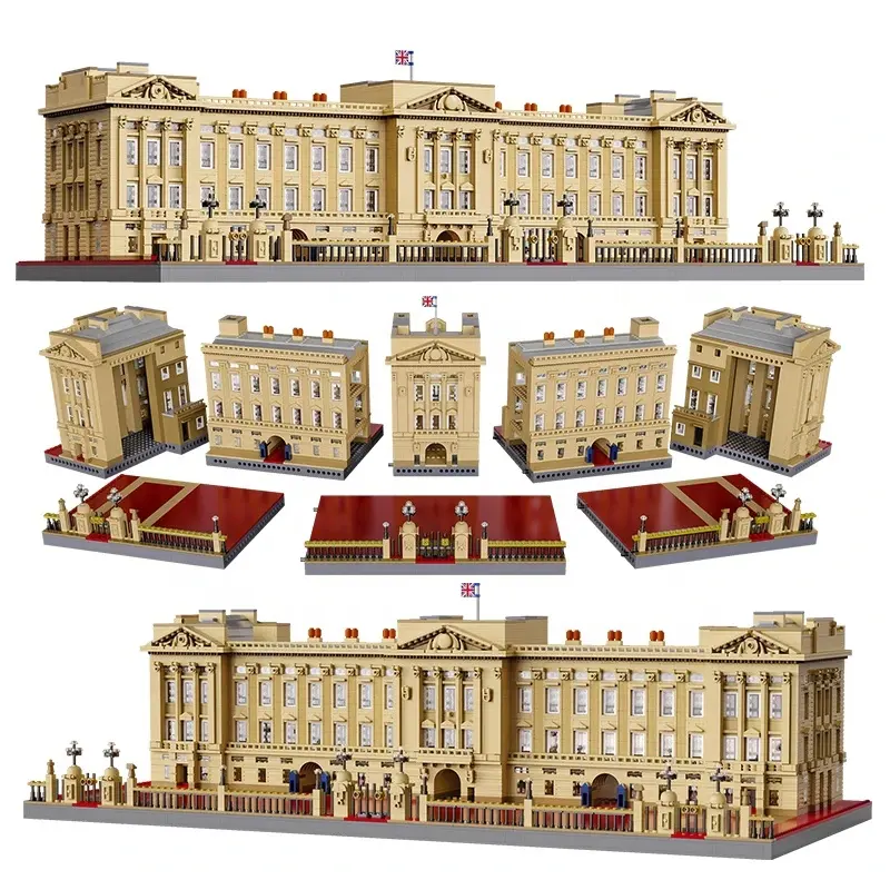 Cada 5604pcs mundialmente famoso Palácio de Buckingham Casa MOC Cidade Educação Clássica Conjuntos Criança Construção Building Bricks Blocks Brinquedos