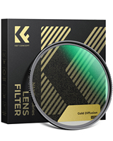 Filtre d'objectif K&F Concept Nano-X durable, ultra-clair, multi-couches, disponible en plusieurs tailles, diffusion dorée 1/4 pour appareils photo reflex numériques