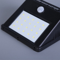 Lampe torche solaire automatique à 20l avec détecteur de mouvement, imperméable, applique murale, idéal pour un jardin ou une rue