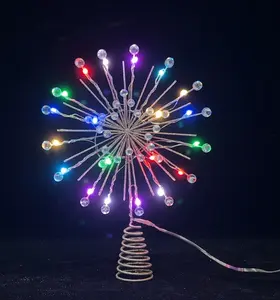 DIY Color Smart Fairy Xmas Christmas Tree Topper Light Decoration For Christmas Lights Decoration