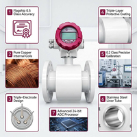 Medidor de Flujo Electromagnético Inteligente DN10-DN2000 |   4-20mA RS485 Modbus |   Medidor de Flujo Magnético IP68 para Aguas Residuales y Productos Químicos