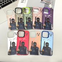 Coque de téléphone élégante IMD VRunk pour iPhone 12 13 Pro Max XR XS, coque de téléphone tendance pour iPhone 17 14 15 Pro Max 16