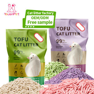 Arena para Gatos de Tofu 100% Natural y Ecológica, de Rápida Disolución, Biodegradable y Fácil de Limpiar - Product Image 1