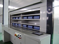 Sistem Penyimpanan Carousel Vertikal dengan Kapasitas 500kg dan Lapisan Powder Coating