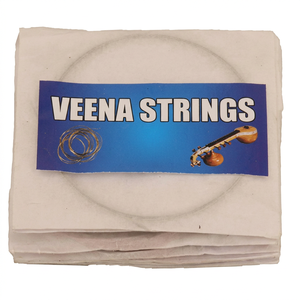 Juego de cuerdas Veena de alambre de acero duradero para violín e instrumentos de cuerda indios, para práctica y reparación - Product Image 1