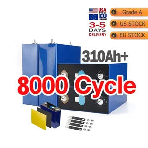 Grade A 280Ah 8000cycle Lifepo4 Lithium CATL EV LF280K 3.2V 310Ah Cellules prismatiques LFP 12V 24V 48V Batterie d'énergie solaire hors réseau