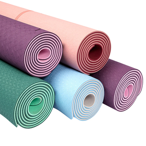 XINGYUN esterilla de yoga TPE de alta calidad de 6mm de espesor, 183cm de longitud, logotipo personalizado antideslizante de doble cara, uso universal, venta al por mayor de fábrica - Product Image 5