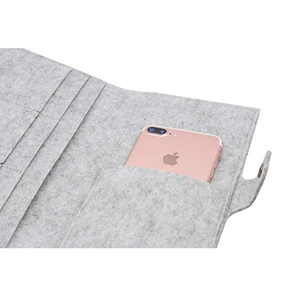 Felt Slim <b>Wallets</b> Short Length Large Capacity Anti-Theft Cash Clutch Purses <b>Card</b> <b>Holder</b> Soft Polyester Korean Fashion <b>Lady</b> - Product Image 5