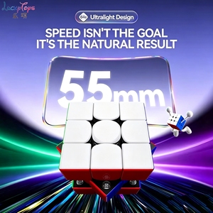 Cubo Mágico Magnético <span class=keywords><strong>3x3</strong></span>, Nuevo Diseño Giratorio para Juego Rápido - Product Image 3