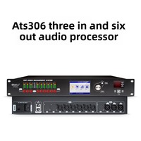 Processeur audio numérique T-SP306 T-SP408 3 entrées 6 sorties 4 entrées 8 sorties pour scène, multifonctionnel, avec division de fréquence, delay et limiteur