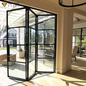 <span class=keywords><strong>Porte</strong></span> pliante en aluminium pour terrasses extérieures, isolation thermique, <span class=keywords><strong>porte</strong></span> vitrée, résistante à l'humidité, <span class=keywords><strong>porte</strong></span> coulissante pliante extérieure - Product Image 1