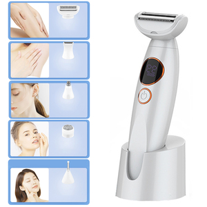 Depiladora Eléctrica Recargable para Mujer, Recortadora de Vello Púbico y Corporal, Afeitadora Eléctrica para Piernas y Cuerpo, Depiladora de Bikini - Product Image 1