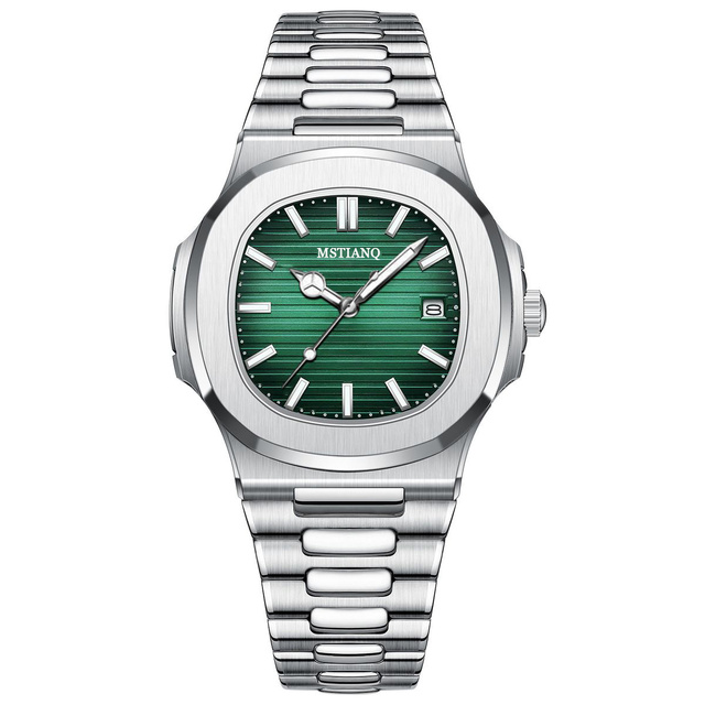 Factory Wholesale Luxury Watches, Business Waterproof Stainless Steel square Quartz Watches, Men's Reloj Montre Men's Watches
