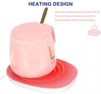 Chauffe-tasse électrique intelligent à température constante de 55 degrés Celsius, en céramique, pour réchauffer le café